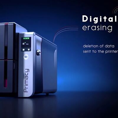 Evolis Primacy 2 ID Card Printer with 300x300 DPI Edge-to-edge Printing and USB Ethernet Wifi Connectivity