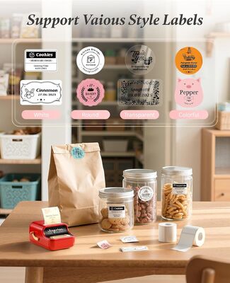 NIIMBOT B21 Barcode Thermal Label Printer Label Maker Machine Retro Wireless