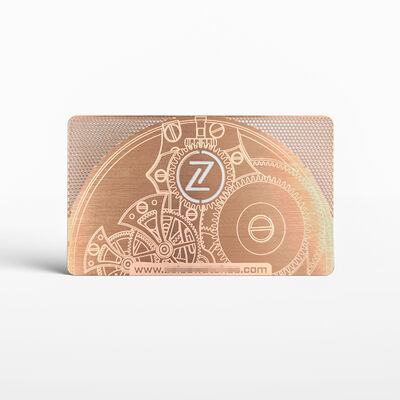 White Stainless Steel Blank Business Cards 2.5x1.5 Inches