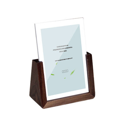 Acrylic Wood Display Stand for Supermarket Shelf Price Tags