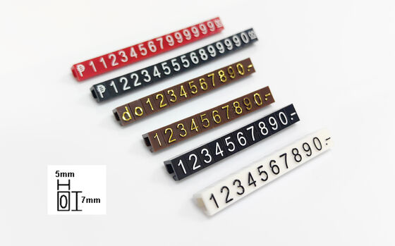 7x5MM ABS Jewelry Price Tags, 3000pcs Waterproof