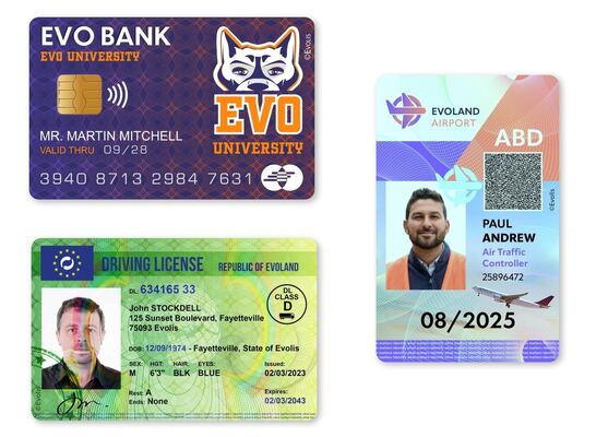 Evolis Agilia Retransfer Dual Sided ID Card Printing Machine 600 DPI