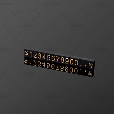 AP1-5-3 ABS Plastic Assembly Mall Price Signs Price Display For Jewellery