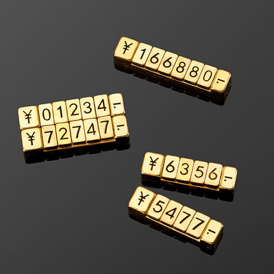 Metal Magnetic attraction Fixed Length Flat Concave Number Price Tag