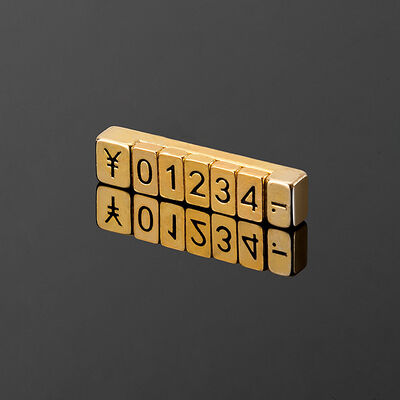 Zinc Alloy Base Magnetic attraction Fixed Length jewellery price cubes
