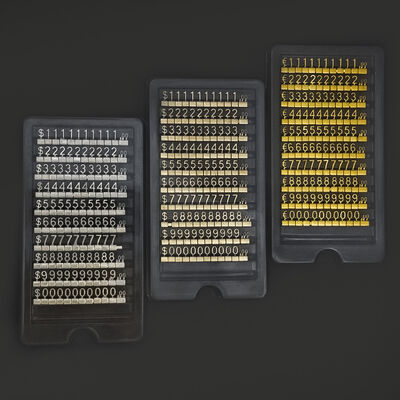 3D Metal Jewellery price cubes Retail Price Display Tags for jewellery watch