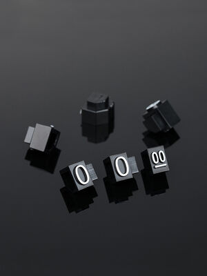 Angled Pricing Counter Stand for Retail and Watch Display Adjustable ABS Plastic Cube