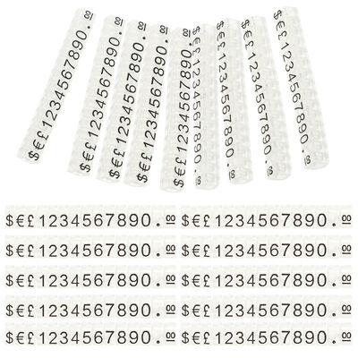 Black Jewellery Price Cubes Display With 3D Digital Watch And Cubic Tag Nail Sticker