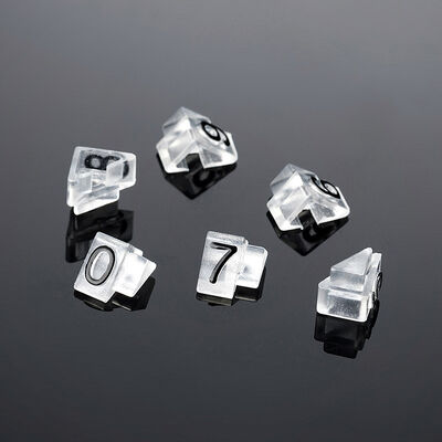 AP3-5-3 Triangular ABS Jewellery Price Cubes For Wacth Cigarettes Makeups