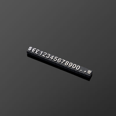 AP1-5-3 Flat Relief Digital Price Tag 5*3mm 170 pcs per pack