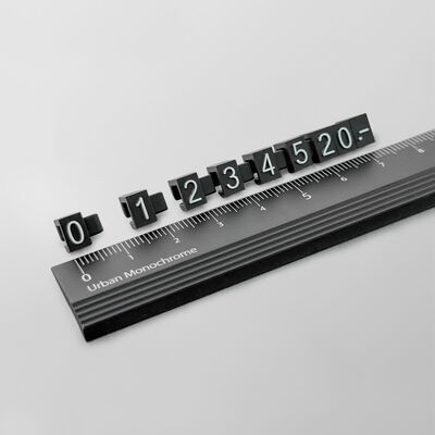 Black EASY 7x5mm Jewelry Price Cube for Elegant Displays and Storage Solutions