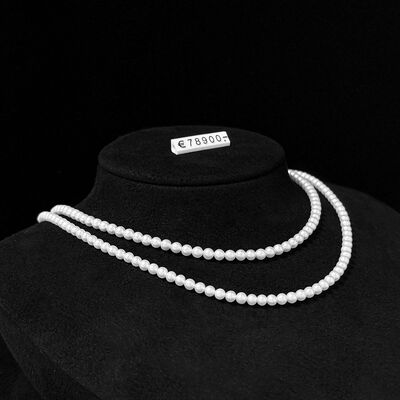 Triangular Mini Price Tag Cubes 5mm with Black Lettering and Custom Currency Symbol