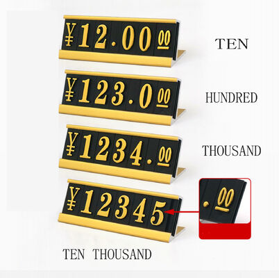 AaL-60-22 L Metal Base Price Tag Cubes 20 Set For Jewelry Watches