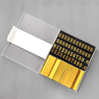 AaL-60-22 Plastic Supermarket Price Tags Large Reusable With Aluminum Alloy Base