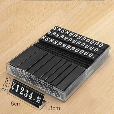 AaL-60-22 Aluminum Alloy Supermarket Price Tags Holder For Jewelry Watch Display
