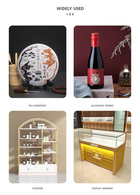 Adjustable Supermarket Price Tags on Wooden Base 69X30mm