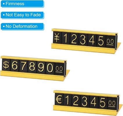 AaL-49-17 S Metal Base Plastic Price Tag Cubes For Watches Jewelry Stores