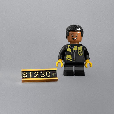 Plastics Letters Gold Price Display Tags Mini 23x8mm With Metal Base