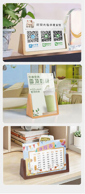 Acrylic Shelf Vertical Mail Organizer For Home Office School Display