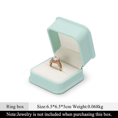 BPU03 PU Leather Square Luxury Gift Box Set For Jewelry Display And Packaging