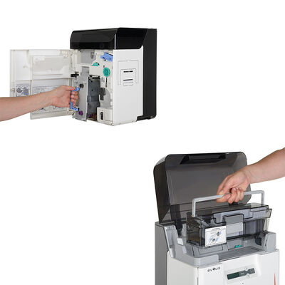 Double Sided Desktop Card Printer For Jewelry Warranty Cards And Membership Cards