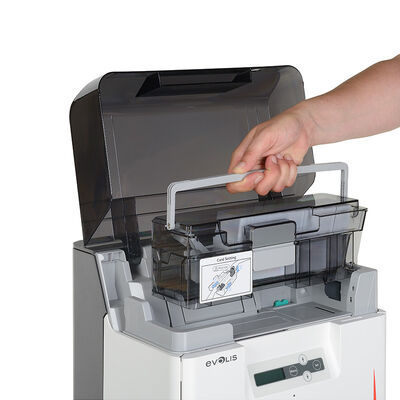 Desktop ID Card Retransfer Printer Double Sided 600Dpi