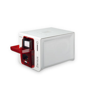 Single Sided Desktop Plastic Card Printer Compact Space Saving