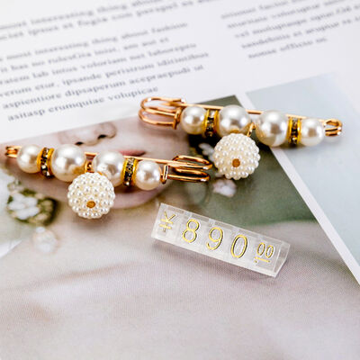 ABS Plastic Mini Jewelry Price Tags 9x6mm 100pcs