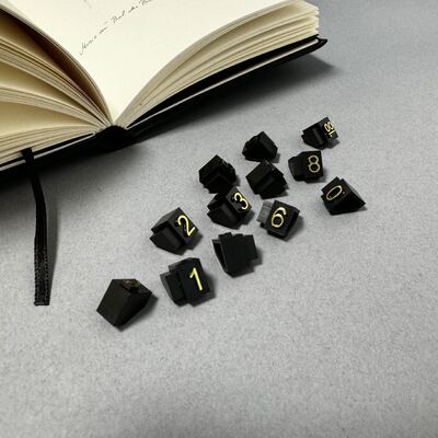 ABS Plastic Mini Jewelry Price Tags 9x6mm 100pcs