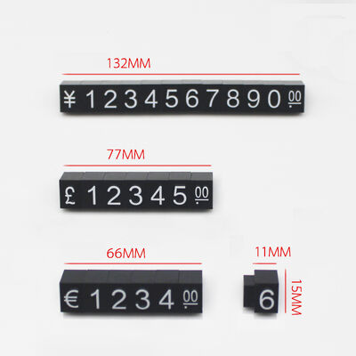 15x11mm Waterproof ABS Jewelry Price Tags - 1000pcs