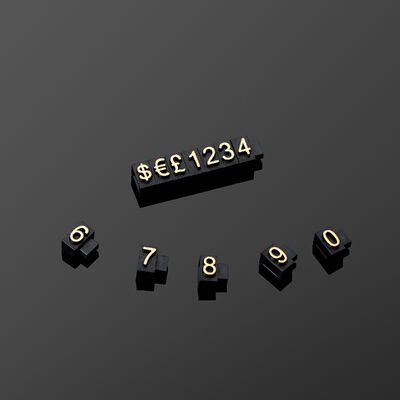 5x3mm ABS Self-Adhesive Jewelry Price Tags 3000 Pieces