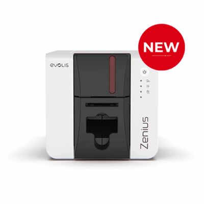 Evolis Zenius 2 Compact ID Card Monochrome Printing Machine Single Sided