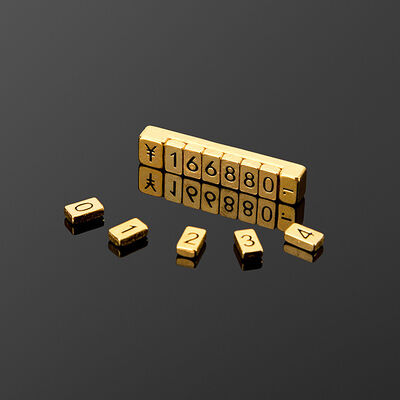 Mini Magnetic attraction Fixed Length Metal Flat Concave Number Price Tag