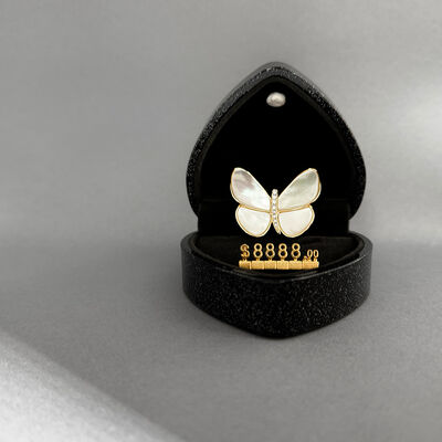 3D Metal price cube tag for jewellery Retail Price Display Tags