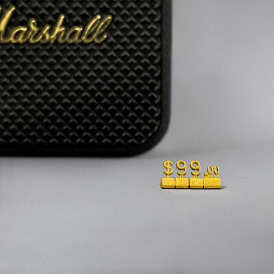 3D Metal Pricing Systems 8 mm Price Cubes Retail Price Display Tags