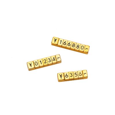 Metal Pricing Cube for  wine tea supermarkets bakeries and other price displays