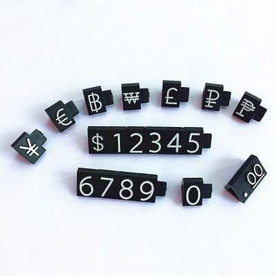 Customizable 3D Digital Convex Plastic Watch Display Stand with Pricing Cubes