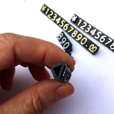 Customizable 3D Digital Convex Plastic Watch Display Stand with Pricing Cubes