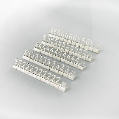 3D Metal USD Pricing Systems price cubes Retail Price Display Tags