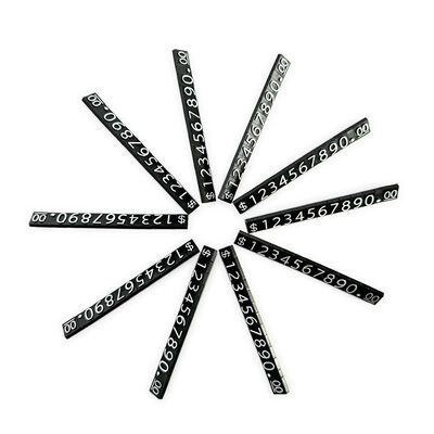AP3-10-7.5 Triangular Price Tag Cube Number Labels For Adjustable Commodity Boards