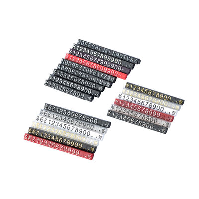 Retail Organizing Solution Customizable Acrylic List Labels for Supermarkets and Malls