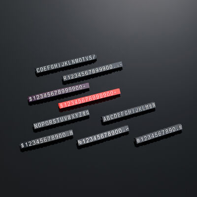 Angled Pricing Counter Stand for Retail and Watch Display Adjustable ABS Plastic Cube