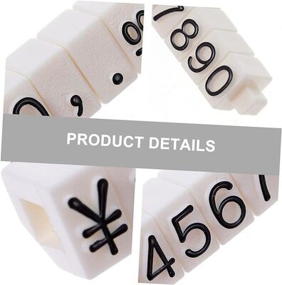 3mm Small Jewellery Plastic Cube Tags Display Stand