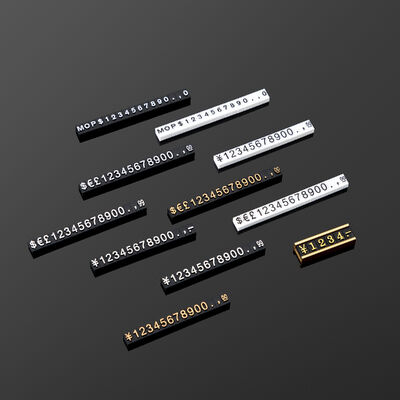 AP1-5-3 Flat Relief Digital Price Tag 5*3mm 170 pcs per pack