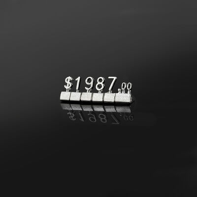 Jewelry 3D Price Cubes For Cigarettes Makeups Wine Tea Supermarkets Bakeries