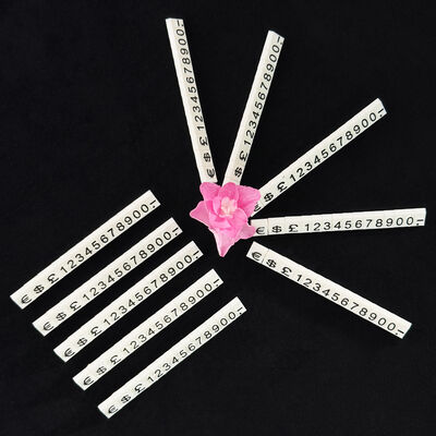 ABS Plastic Mini Price Tag Cubes Black 5 x 3 mm for Jewelry / Watch Store Display