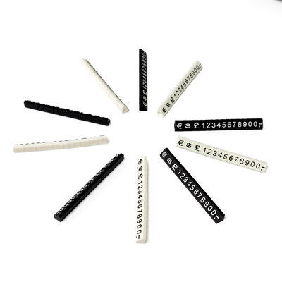 Mini Price Tag Cubes White Modular Jewellery Price Cubes Wear Resistant