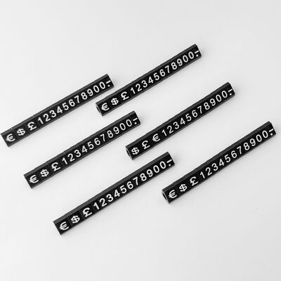 Jewelry Display Mini Price Tag Cubes 5x3mm With Flexible Price Combinations