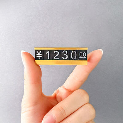AaL-49-17 S Aluminum Alloy Retail Price Display Tags Simple And Elegant Price Display Boards