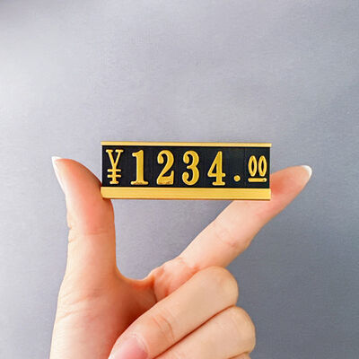 AaL-60-22 Metal Base Plastic Price Display Stand For Displaying Product Prices